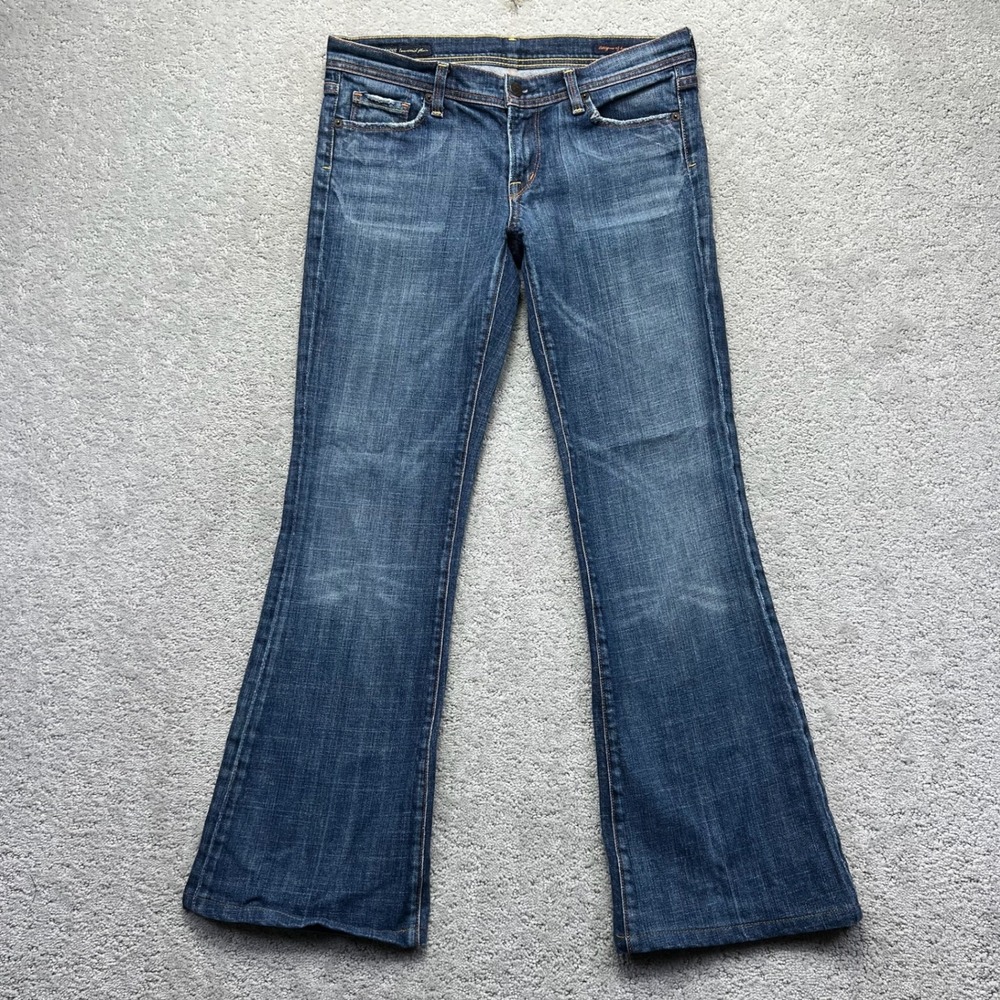 Citizens of Humanity Jeans Womens Sz 29 Blue Ingrid 002 Low Waist Flair Stretch
